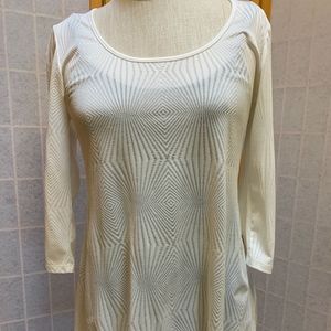 Sheer optical illusion top